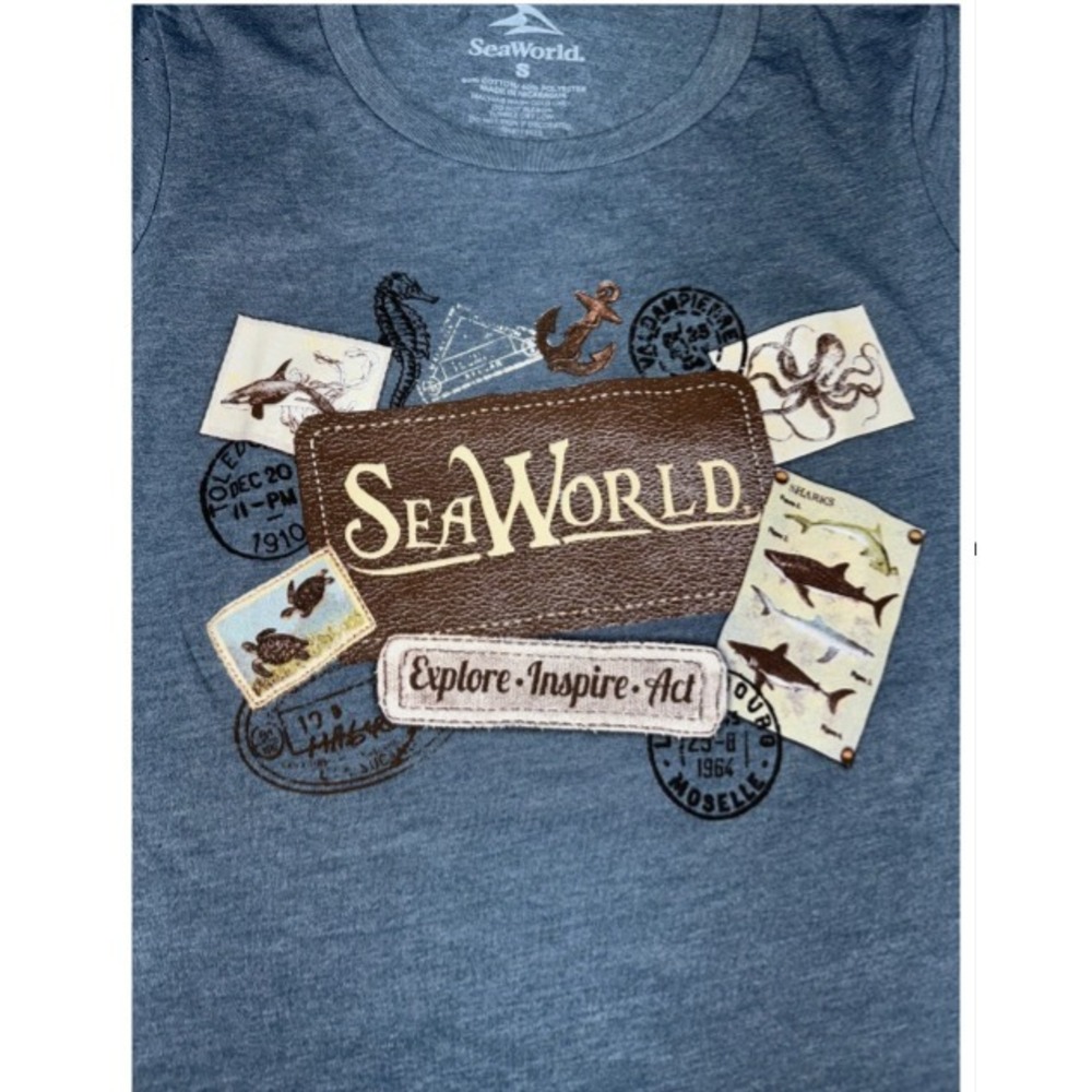 Sea World Women's‎ Tee Shirt Short Sleeve, 2XL